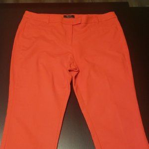 RW&CO Coral Colored Ankle Slim Pant